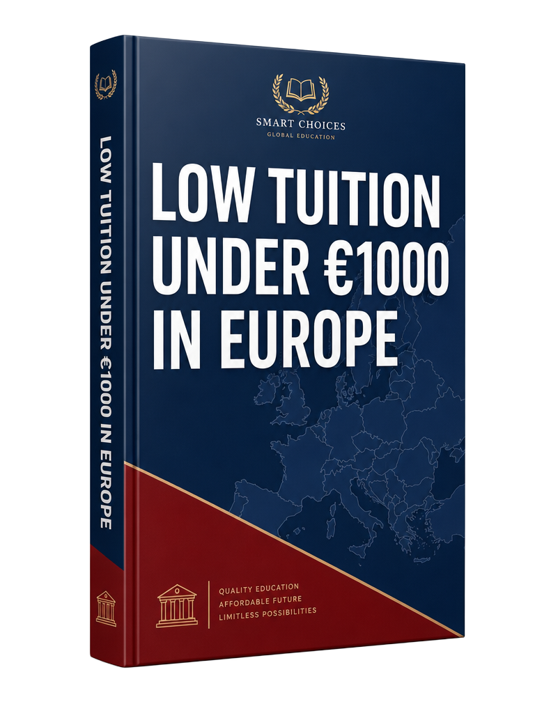 Low Tuition Under €1,000 in Europe ebook cover